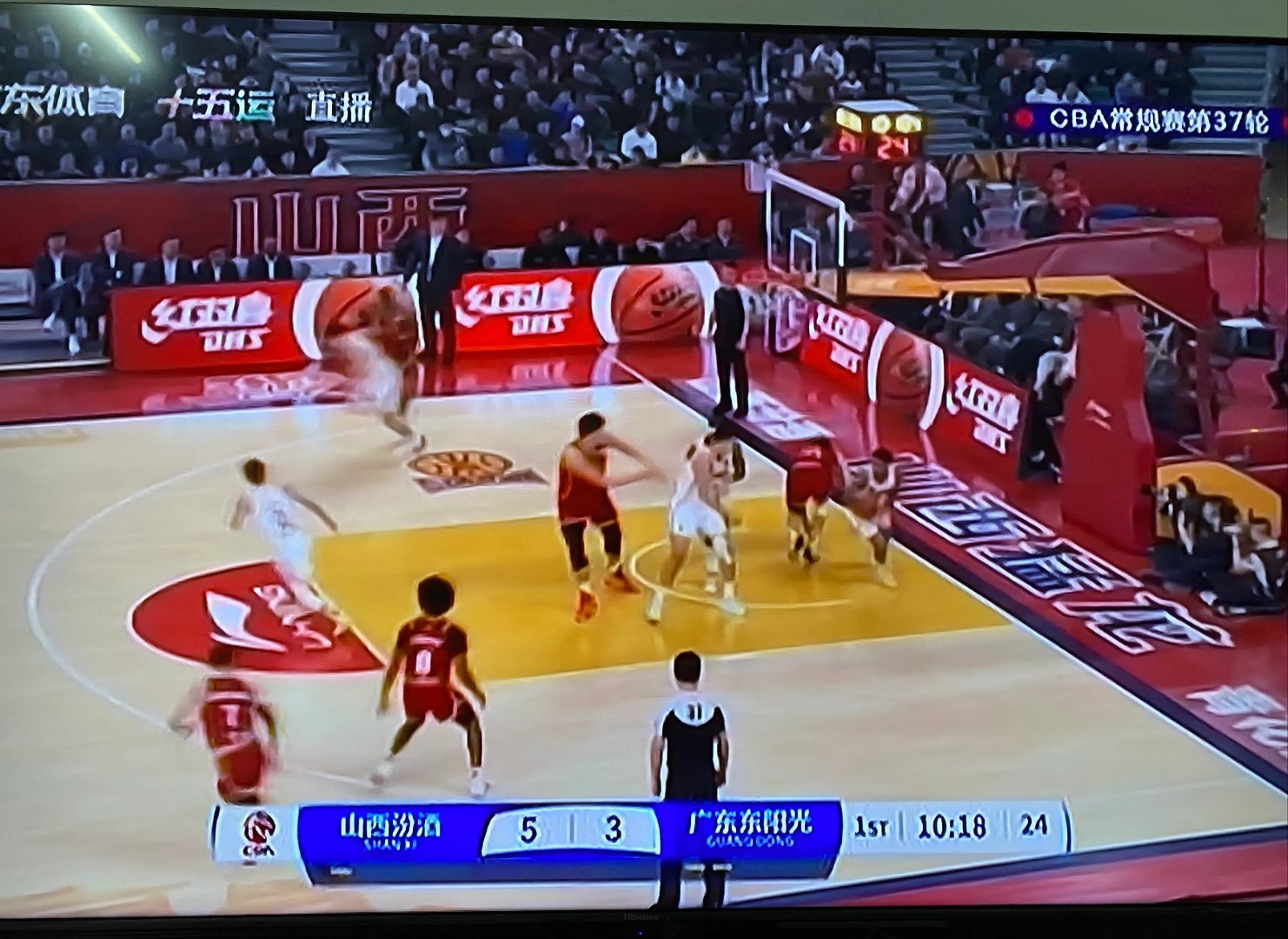 山西男篮获得冲击胜利，晋级前景看好